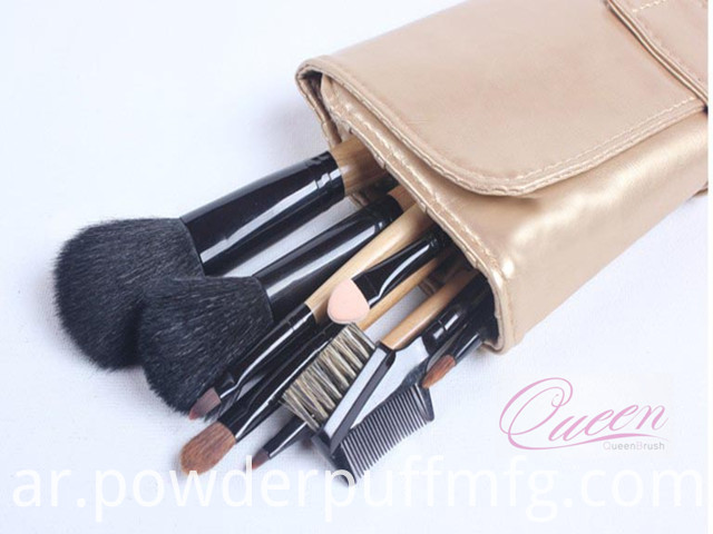 Wholesale Goat Hair Makeup Brush 9 Pieces Travel Cosmetic Brush